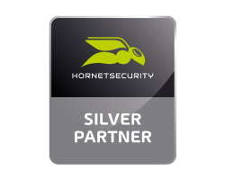 Hornetsecurity Silver Status Kooperation Logo I 12systems GmbH